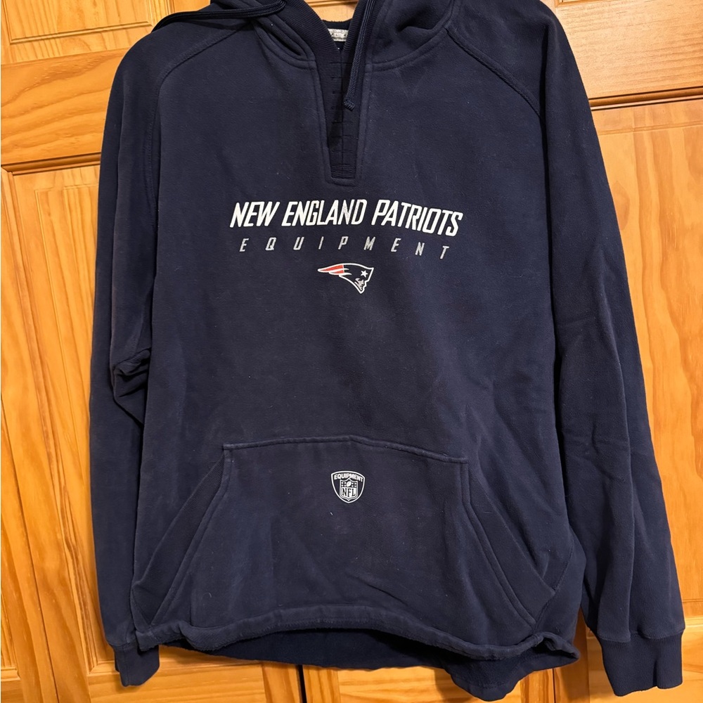 Reebok New England Patriots Dark Blue Men's Sweater